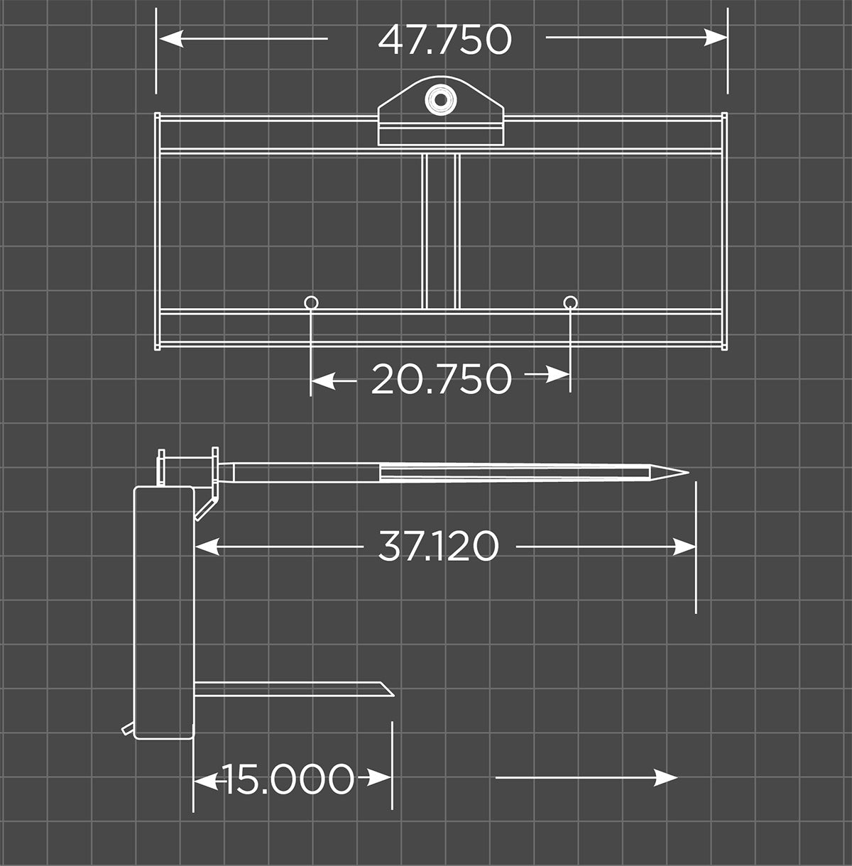Compact Tractor Hay Spear
