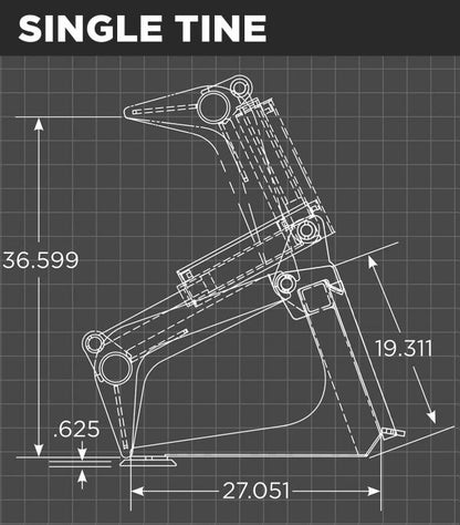 Compact Tractor Grapple Bucket